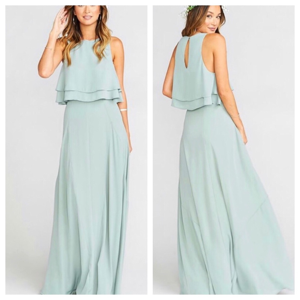 Show Me Your Mumu Silver Sage 2 piece bridesmaid